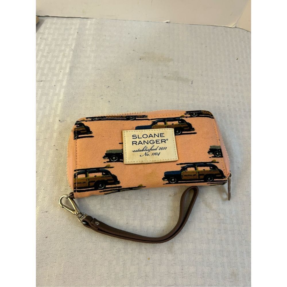 Zipper Wristlet‎ Sloane Ranger Surfer Vans  7x4"